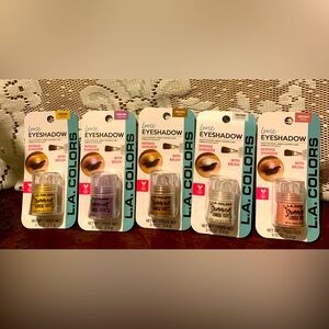 ✨⚡️💥 3 For $15 L.A. Colors Intense Shimmer Loose Eyeshadow W/ Brush 6 Choices